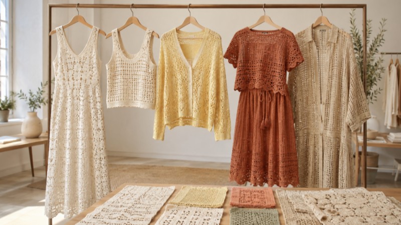 Crochet and Artisan Knits Gain Commercial Ground in Spring/Summer 2026